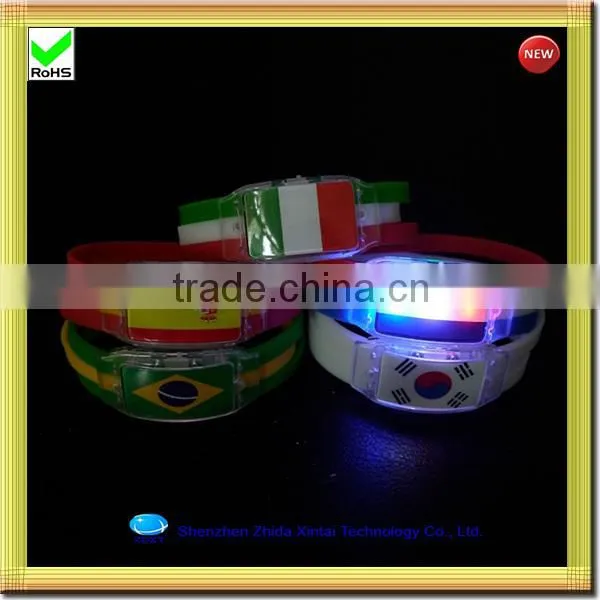 alibaba website silicone led wrist band