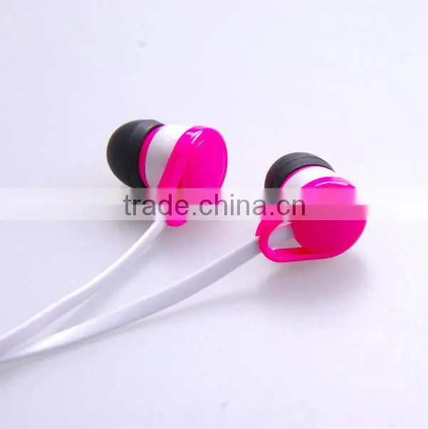 Colorful earbuds, in ear earphone good sound quality and fashionable Shenzhen factory
