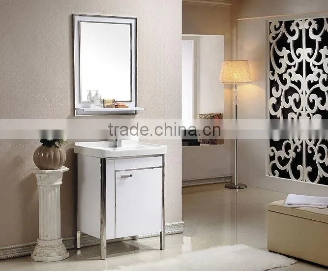 ROCH 8055 Modern Stainless Steel Floor Standing Bathroom Cabinet