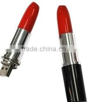 1gb-64gb Bulk Promotional pen drive of lipstick shape