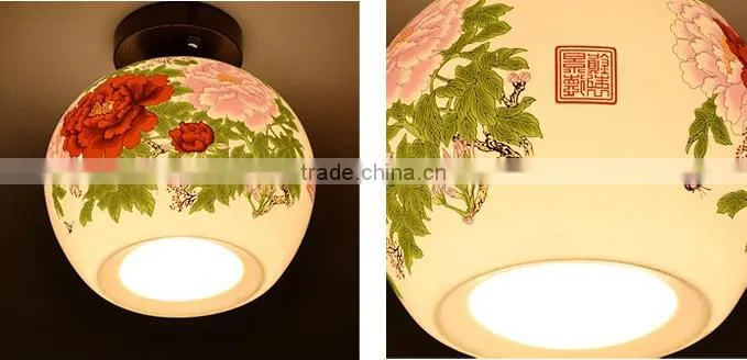 Chinese style wood crafts mode led living room ceiling lighting