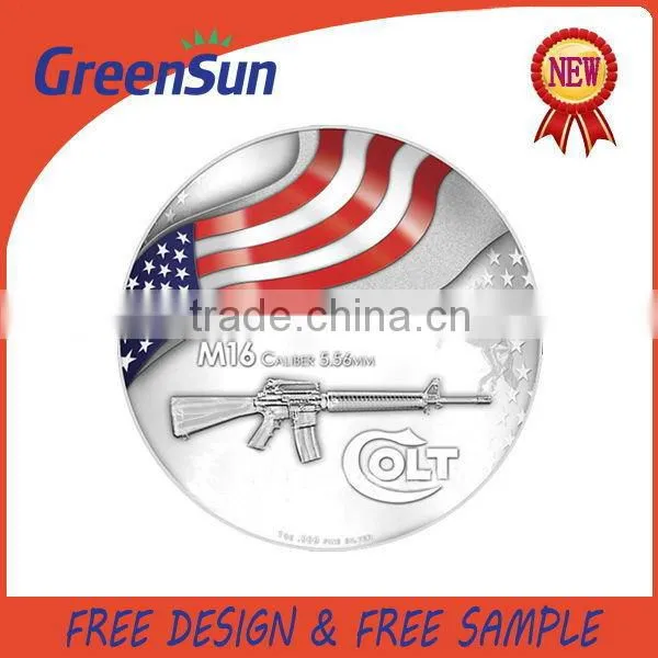 2015 Wholesale factory price silver memory coin producer