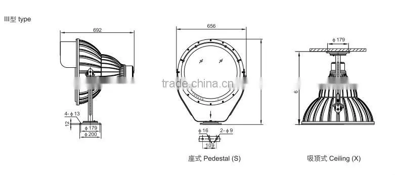 BAT51- Professional Explosion proof cast light