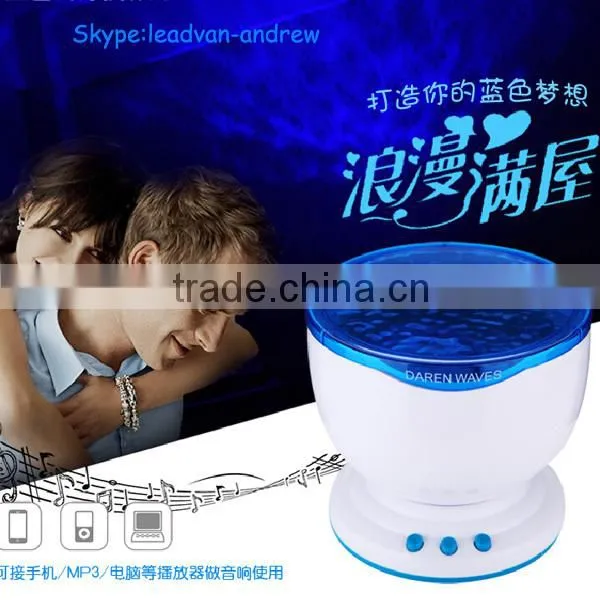 The Aurora Borealis Star Projection Lamp, Ocean Projector Lamp