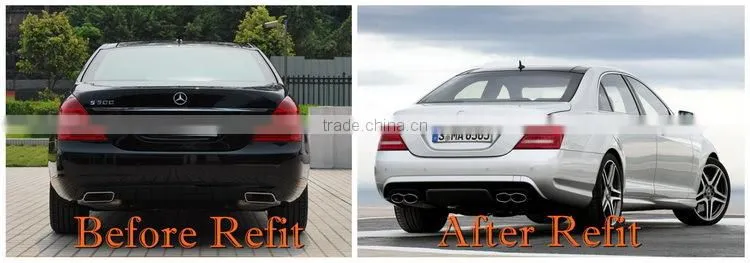exhaust muffler tip for w221 s65 amg exhaust