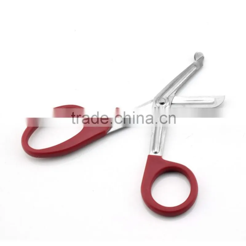 Red Color Medical Nursing Scissor Cut