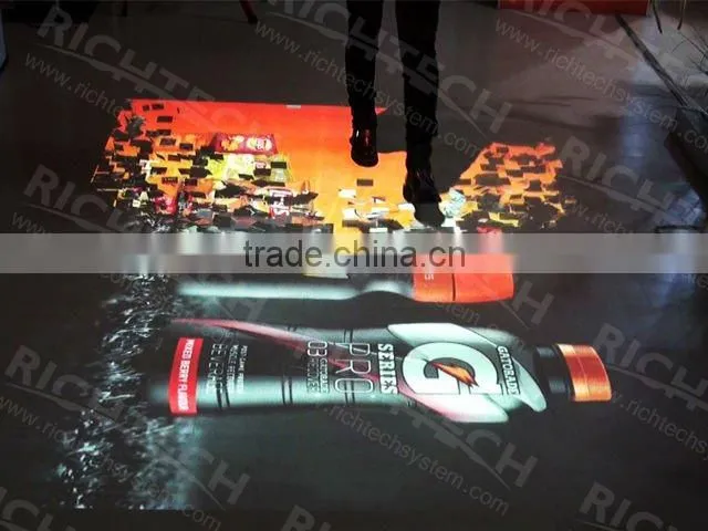Interactive fun floor provides wonderful advertising with all fun elements