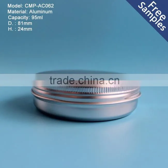95ml 3.1OZ special round metal aluminum spice tin