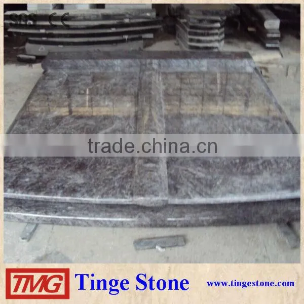 High Quality Vizag Blue Granite Tombstone