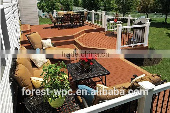 tiles for pools prices 140*23*2200mm wave board high density wpc composite wood deck covering