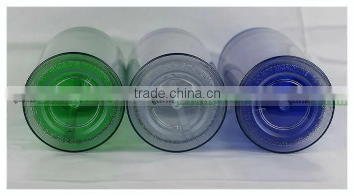 Promotional Insulated Acrylic Tumbler with Straw
