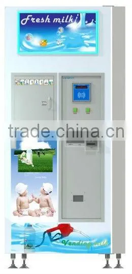 Coin receiver and IC card Full auto Milk Dispenser/Milk Vending Machines/Station for sale Milk