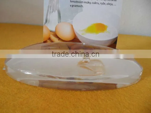 Clear plastic acrylic menu holder