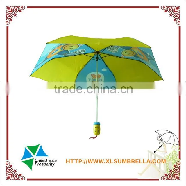 happy smile face bottle gift kids umbrella