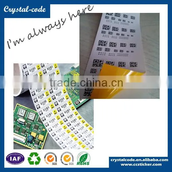pvc label printing permanent vinyl high temperature resistance sticker