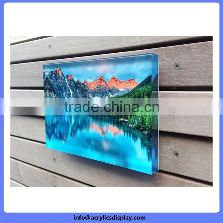 Top grade quality solid acrylic paper weight block