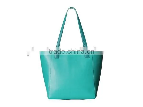 Plain Leather Tote Bag