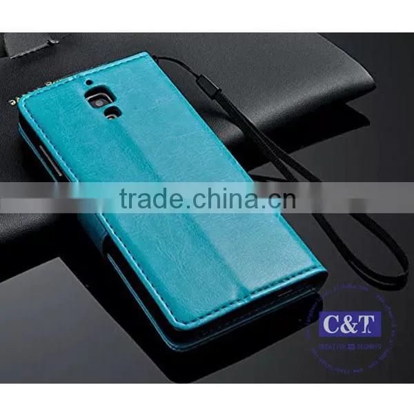 C&T Fashion Cellphone flip leather for xiaomi mi4