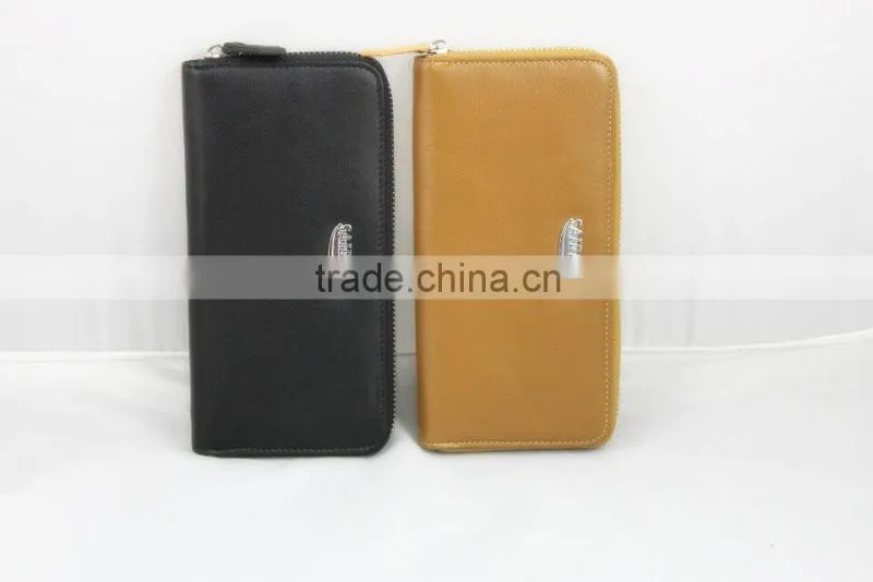 hot sale promotional business men's leather wallet