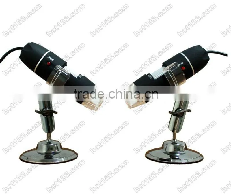 500 USB microscope, display images on PC, LED lights intensity adjustable