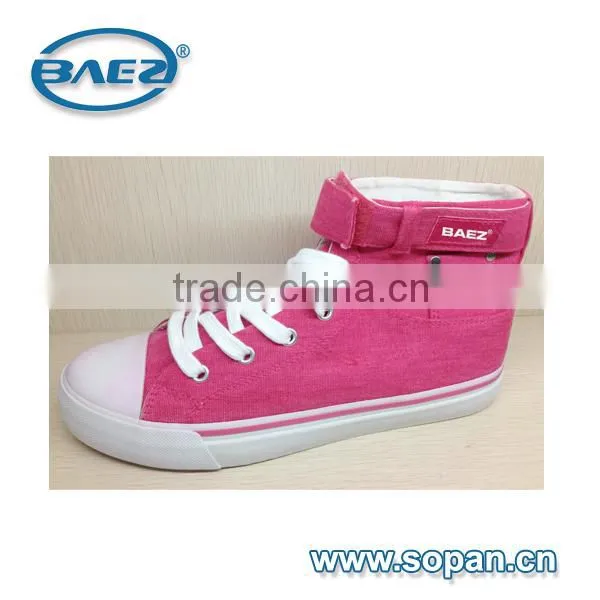 bright color for women shoe vulcanized shoe
