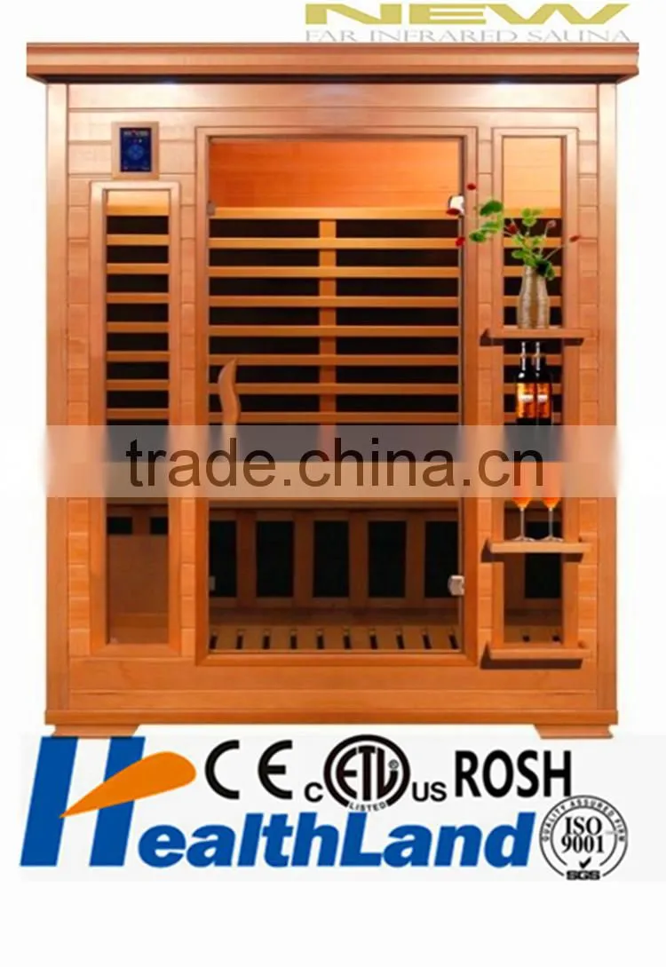 4 person far infrared shower sauna canada hemlock carbon nano heater