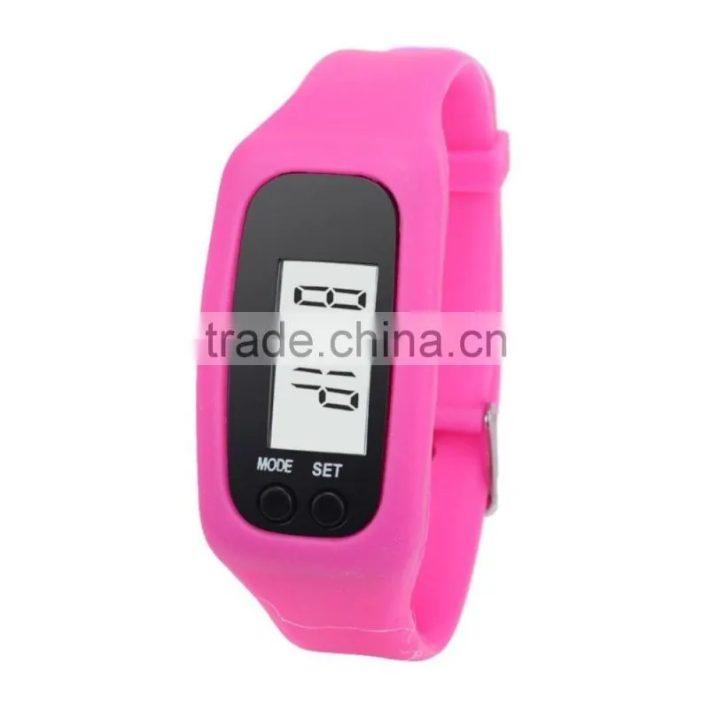 portable mini christmas gift sport kids pedometer watch