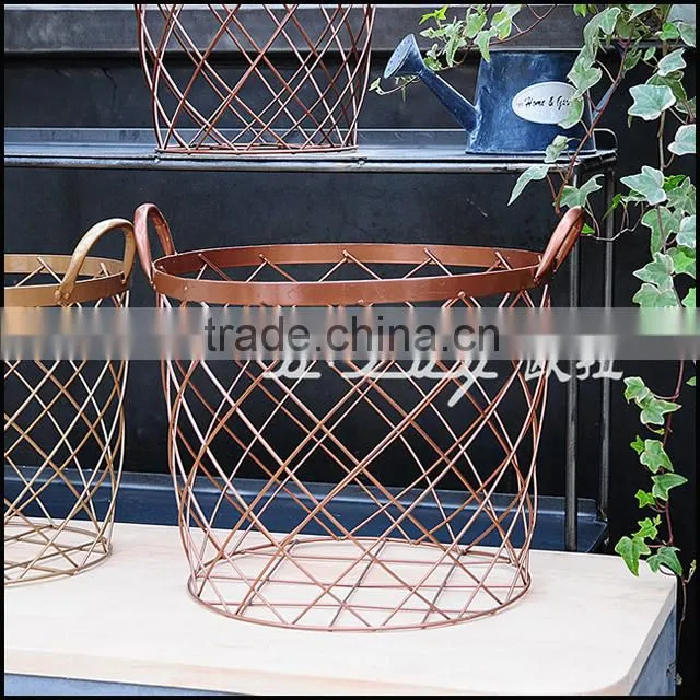royal golden wire basket set