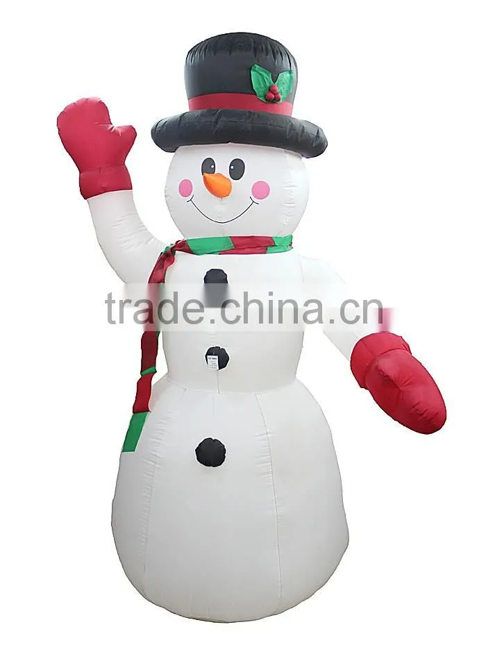 Commercial Plaza 2.4m Large inflatable snowman xmas decoration