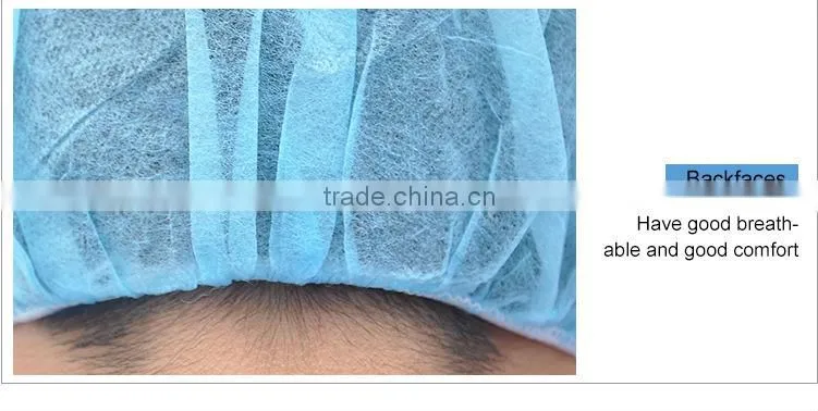 Bouffant surgical disposable cap , nonwoven cap,round cap