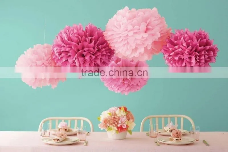 tissue paper flower
