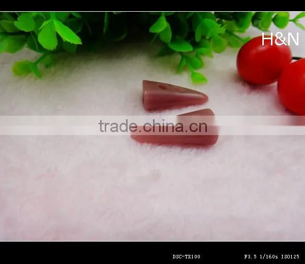 plastic resin toggle horn button for fashion clothing
