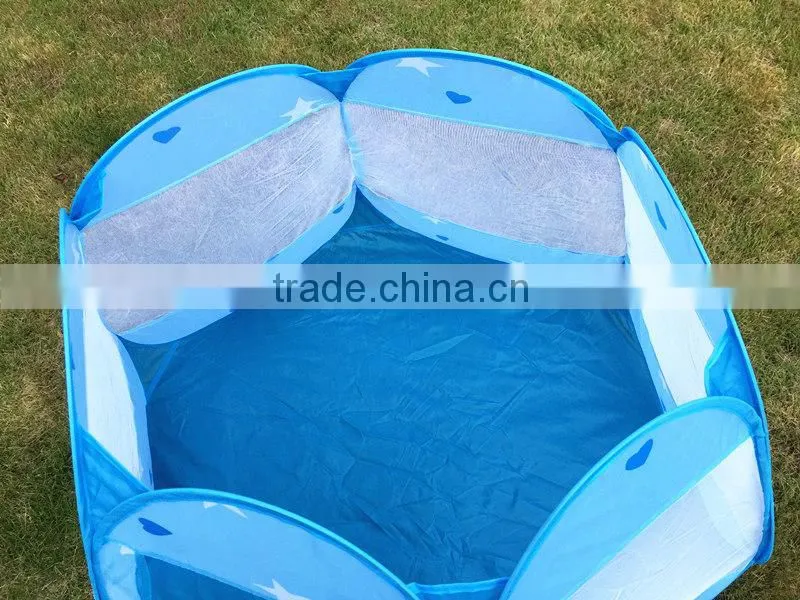 boy's blue prince 6 sides play hut baby play tent