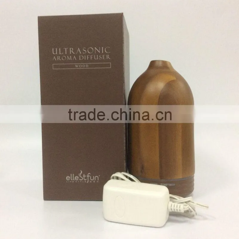China Wholesale high quality Wood Night Light Ultrasonic LED Aroma Diffuser,wood essential oil diffuser with RoHS,CE