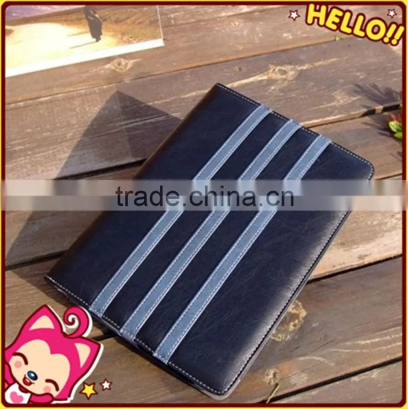 Wholesale high quanlity leather cover for apple ipad air case