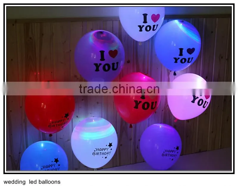 flying helium LED balloon with light inside wholesale