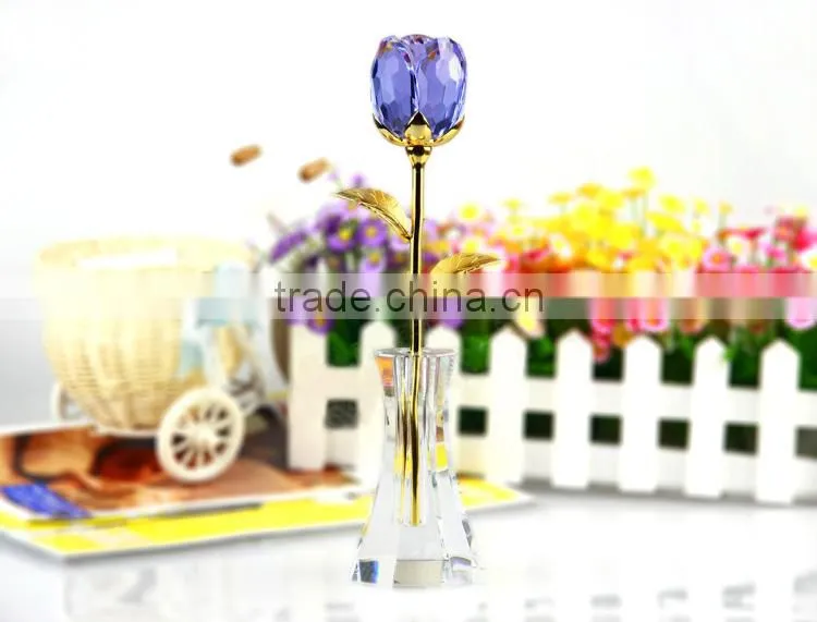 Elegant Crystal Rose