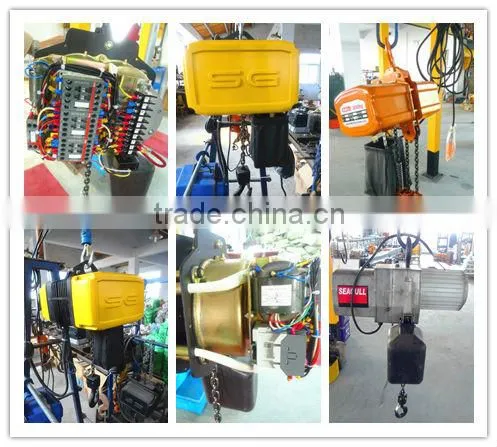 electric hoist crane 2 tons approved CE certificate