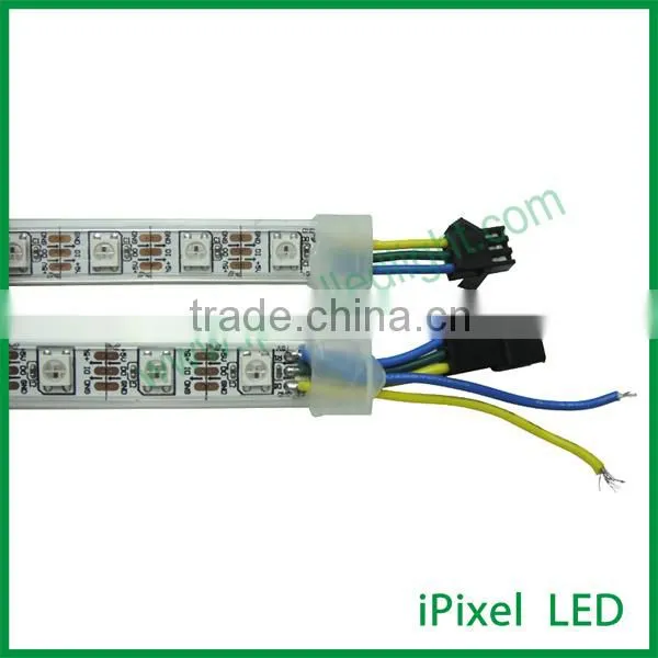 waterproof 60 pixels/m ws2812b led strip outdoor - p16.6, 5 meter roll