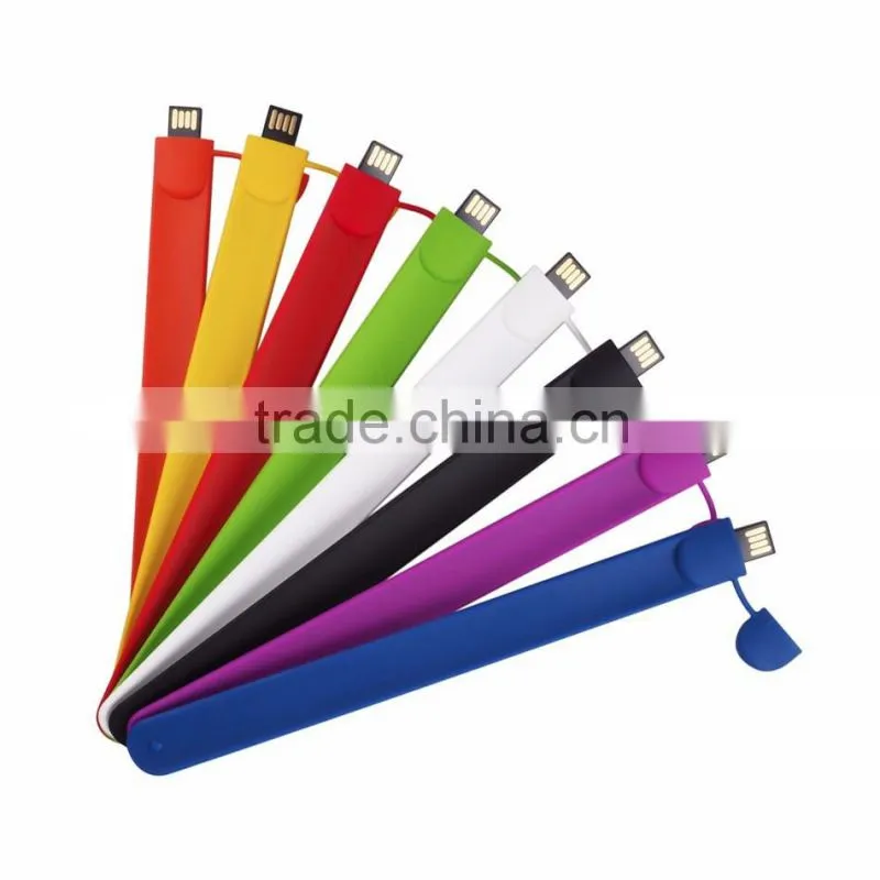 High Quality Silicone USB Flash Drive Bracelet Promotional Price