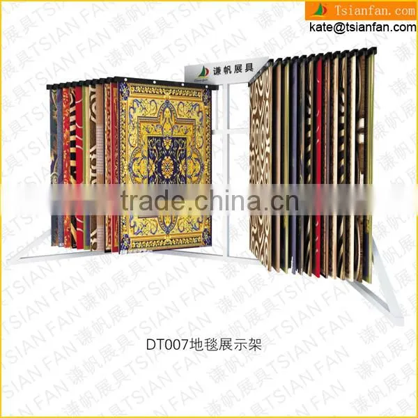 DT007---Hanging rug display metal rack