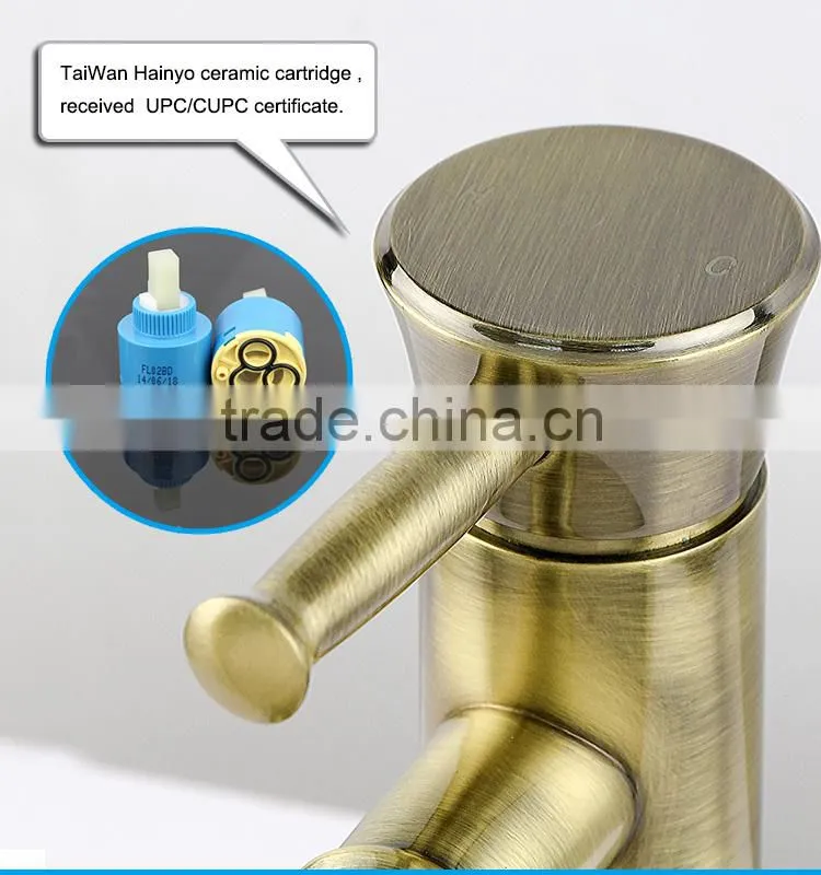 Antique Brass Basin Tap