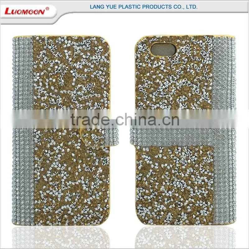diamond wallet leather phone case cover for huawei ascend y g d u 8825 100 200 330