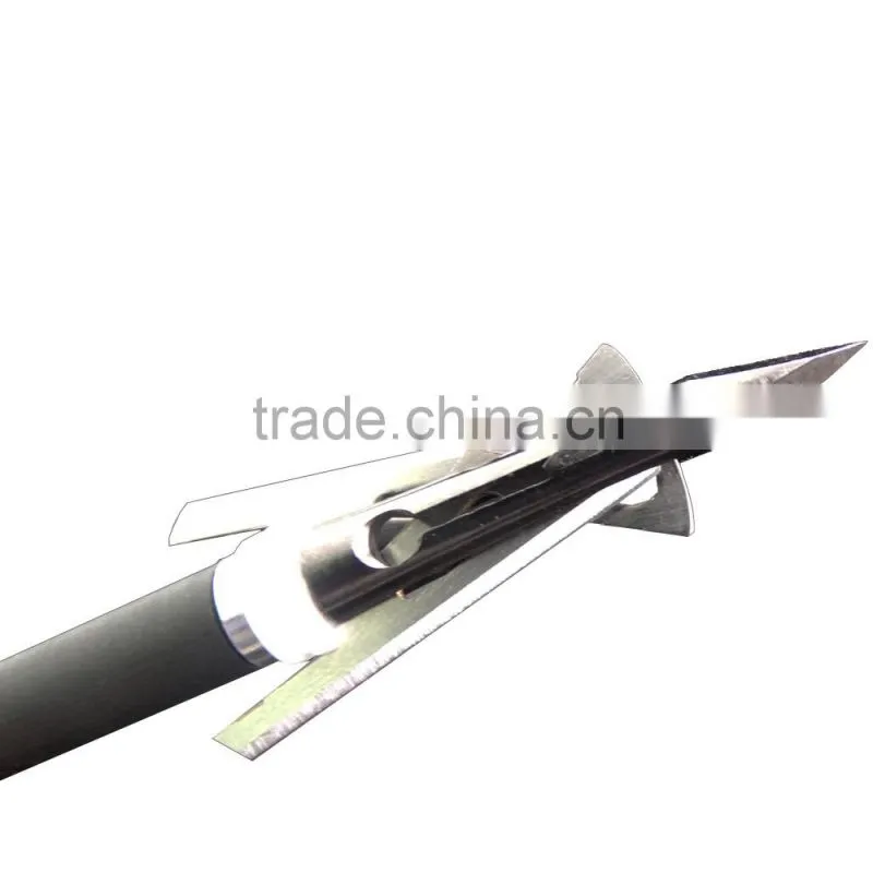 Hunting arrows 2 blade 125gn hunting broadheads iron ferrel broadheads