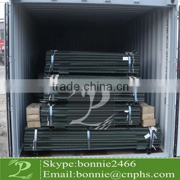 Green paint Fence T post(trade & factory)