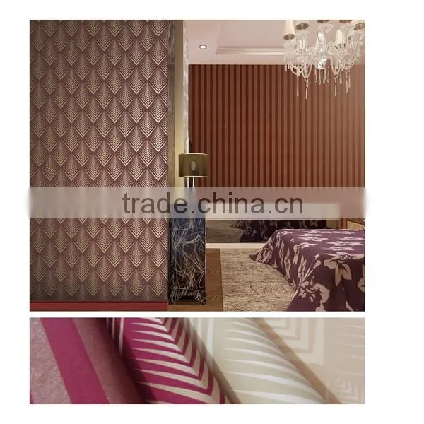 popular mordern pvc vinly wallpaper with DAMASK design