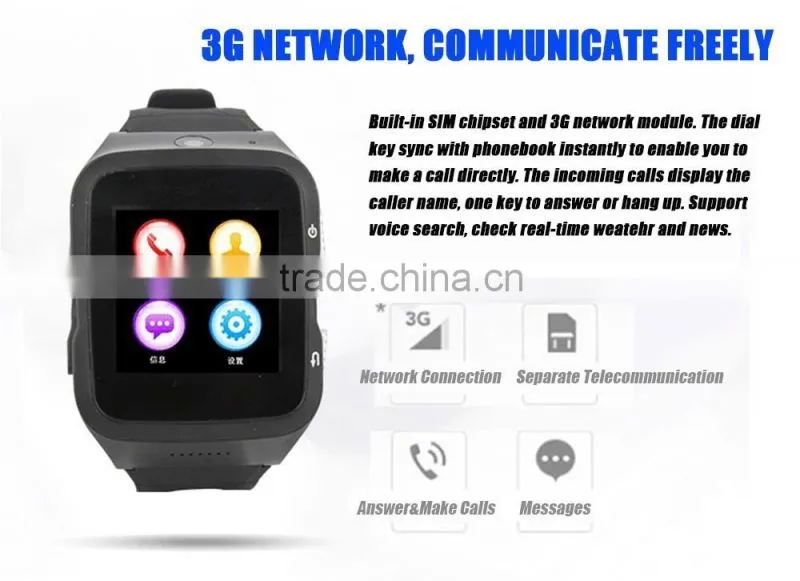 3G Smart Watch S83 Clock Sync Notifier buit-in Camera Support Sim Card smartwatch for Apple iPhone Android Phone PK DM365 DZ09