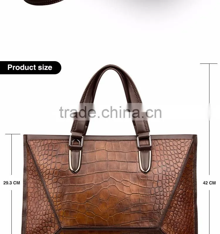 QIALINO hand bag italian leather briefcase laptop bag leather for macbook air/pro 12 13