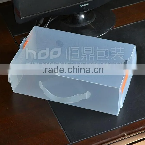 wholesale clear pvc pp pet shoe packaging box