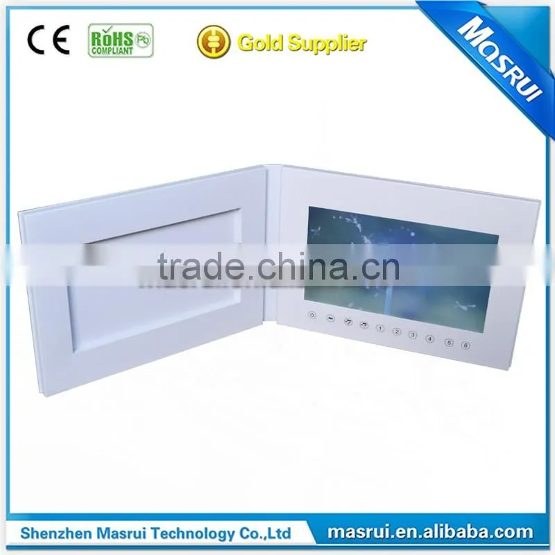 video greeting card advertising lcd screen display video module